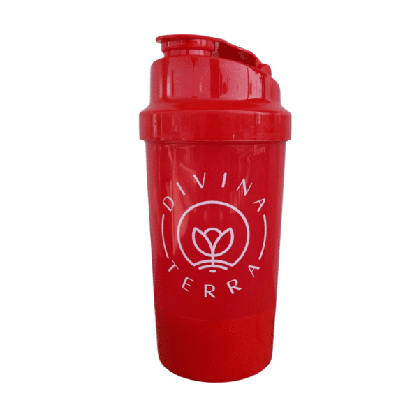 Coqueteleira 400 ml com porta suplemento.
