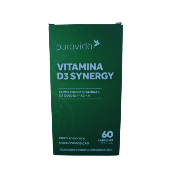 PURAVIDA VITAMINA D3 SYNERGY 60 CAPSULAS