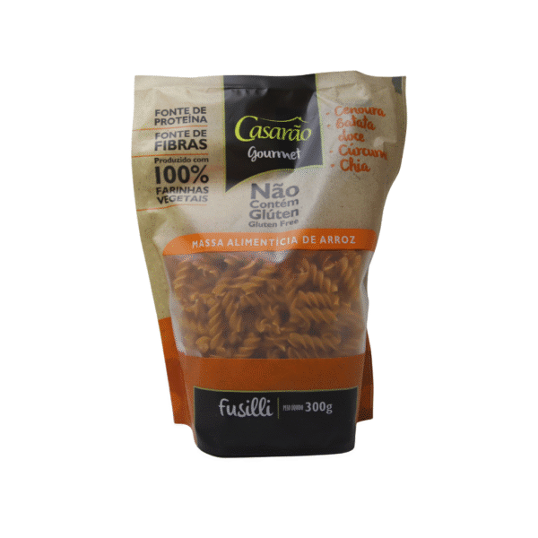 MACARRÃO FUSILLI CENOURA - CASARÃO 300 G