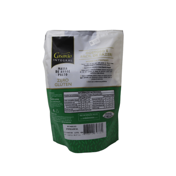 MACARRÃO INTEGRAL - CASARÃO 200 G
