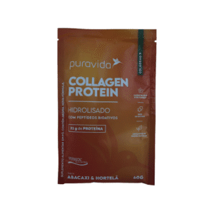 PURAVIDA SACHE COLLAGEN PROTEIN ABACAXI&HORTELÃ 40 G
