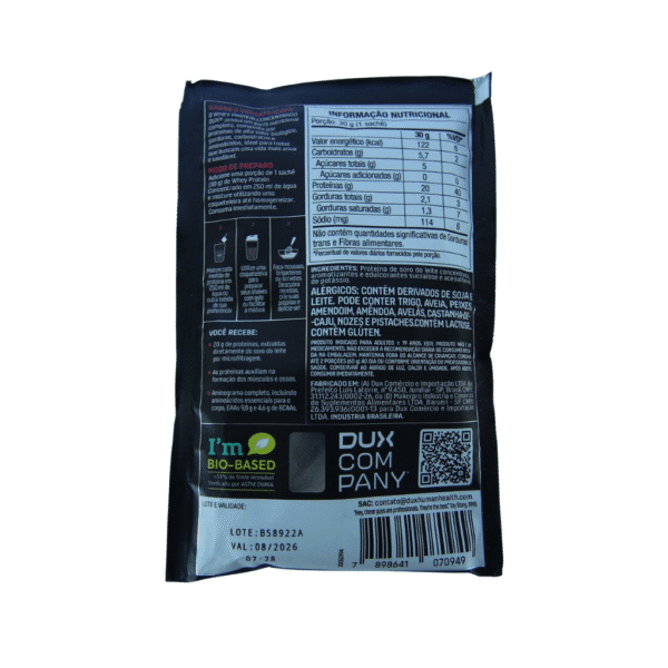 DUX WHEY PROTEIN CONCENT COCO 30G