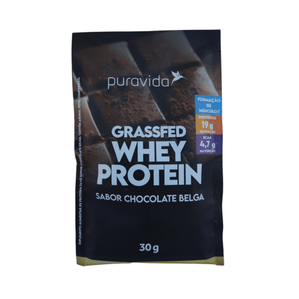 PURAVIDA SACHE GRASSFED WHEY PROTEIN CHOCOLATE BELGA 30 G