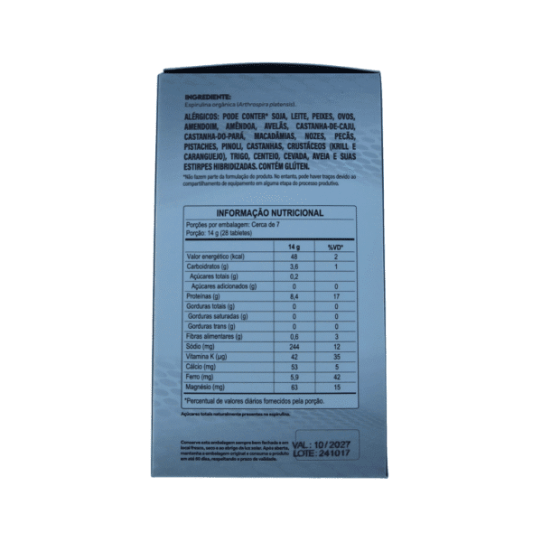 PURAVIDA SPIRULINA ORGANICA 100G